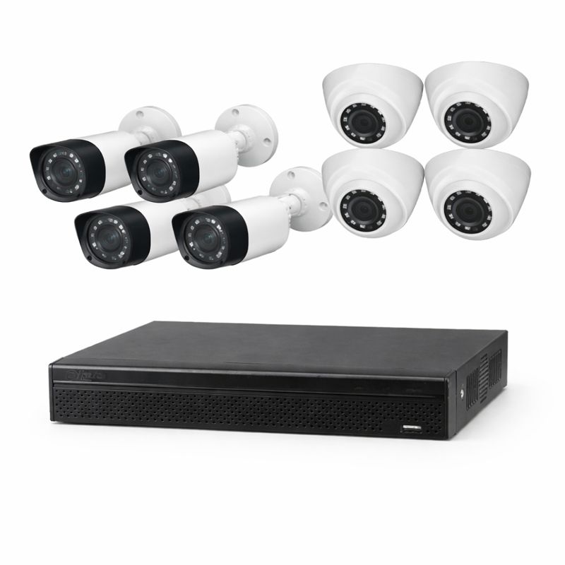 KIT DE 8 CAMARAS DE SEGURIDAD (1080P)