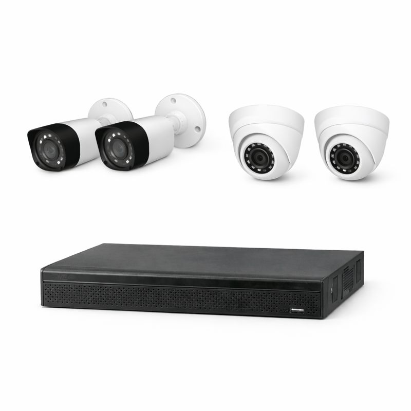 KIT DE 4 CAMARAS DE SEGURIDAD(1080P)
